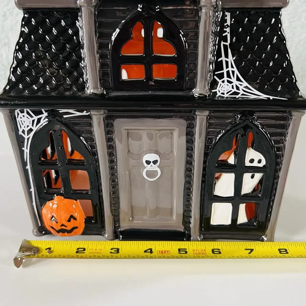 Bath & Body Works Haunted House Ceramic Candle Luminary Slatkin & Co. Halloween - Picture 9 of 9